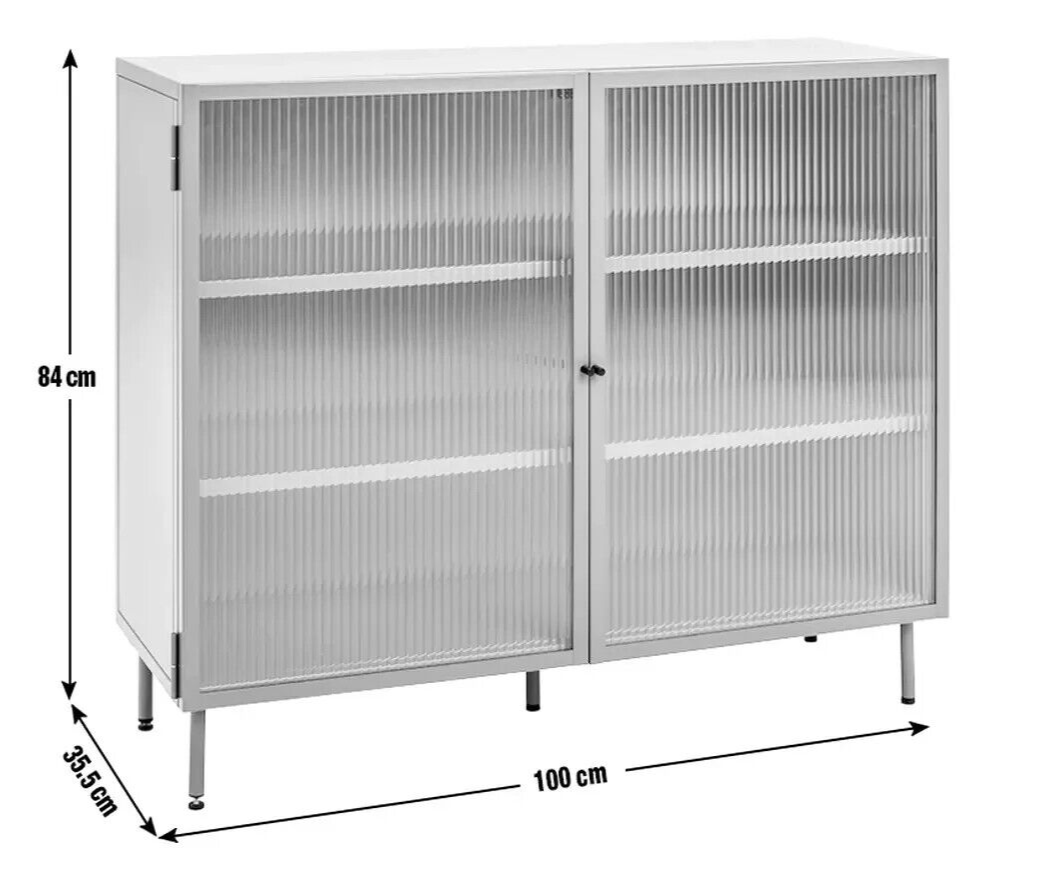 Habitat Morillo 2 Door Sideboard - Blue