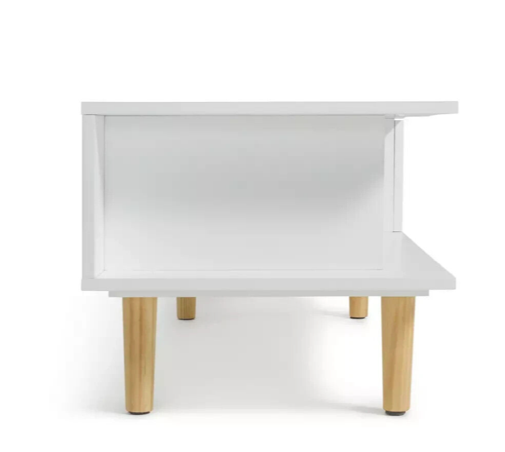 Habitat Cato 1 Drawer TV Unit - White