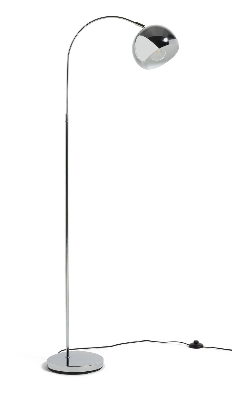 Curva Floor Lamp - Chrome