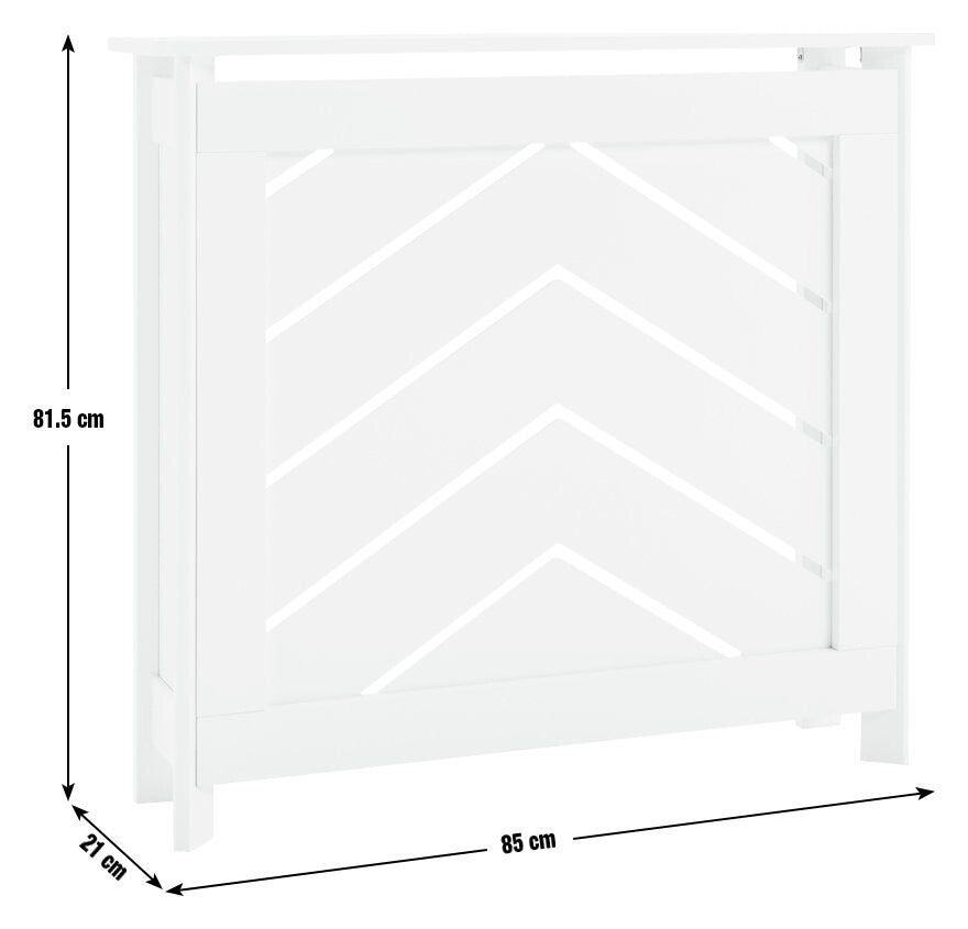 Habitat Chevron Mini Radiator Cover - Black