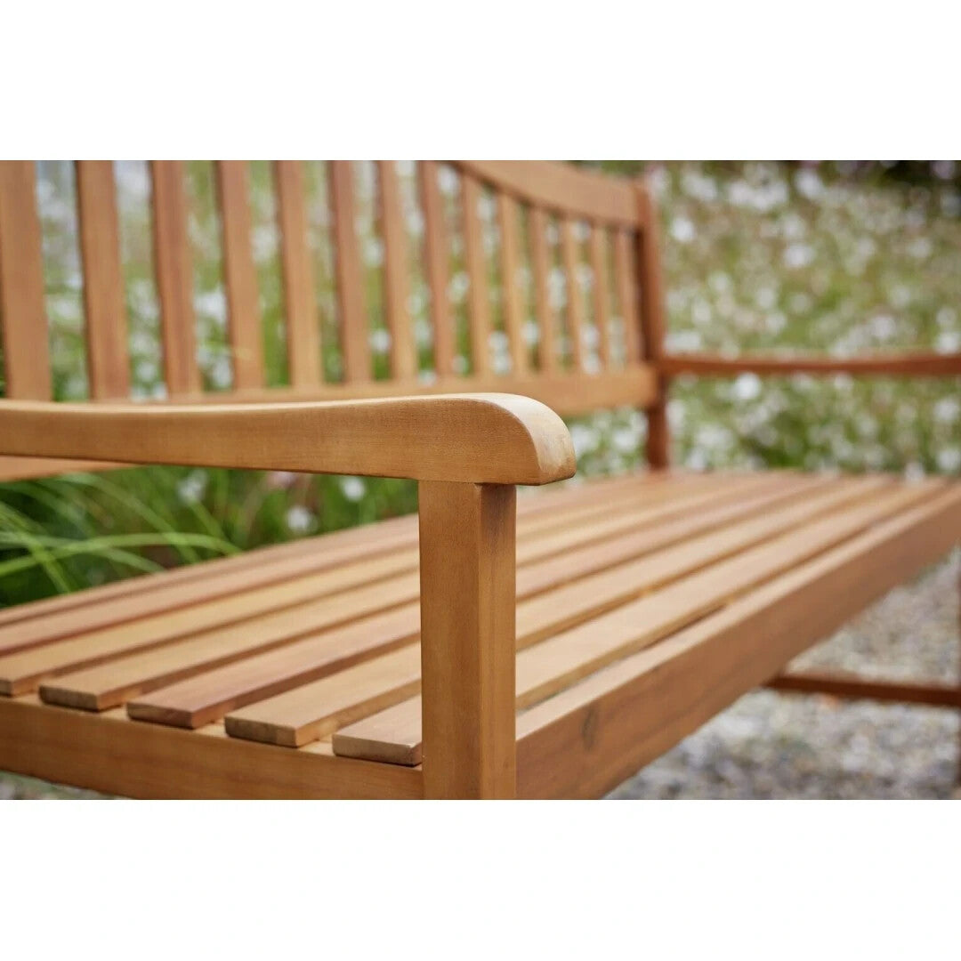 Henrietta 3 Seater Wooden Garden Bench