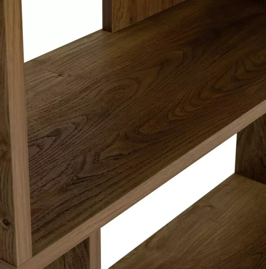 Habitat Nomad Blocked Bookcase - Oak