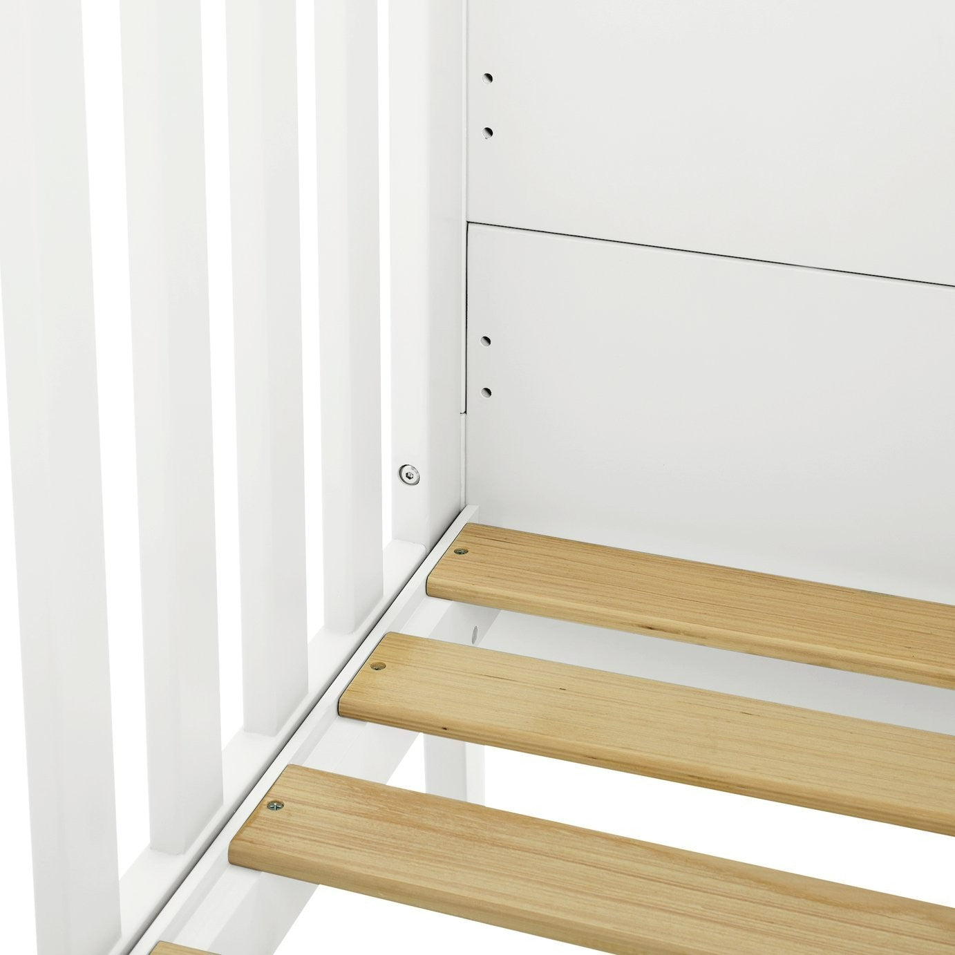 Cuggl Canterbury Nursery Cot Bed - White | Convertible cot bed