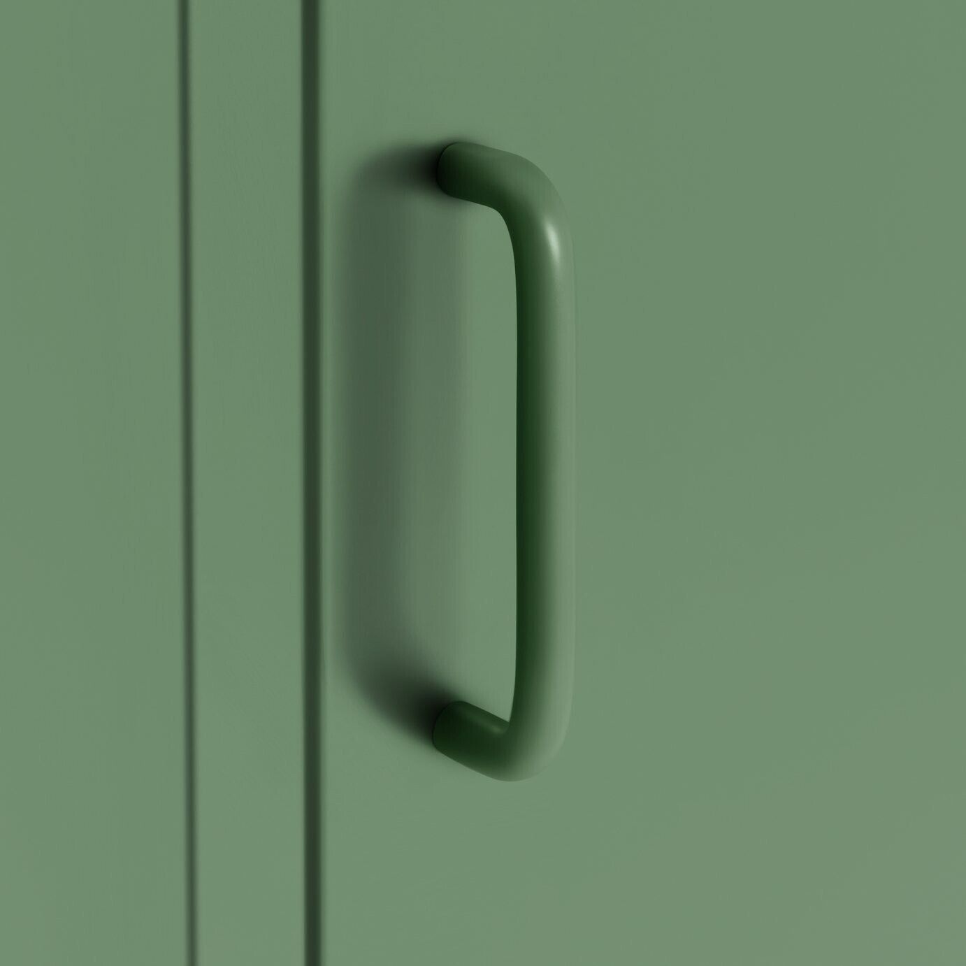 Habitat Stevie Tall 1 Door 4 Shelf Locker - Green