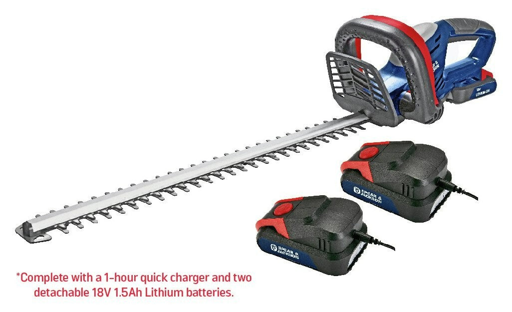Spear & Jackson 51cm Cordless Hedge Trimmer with Battery 18V