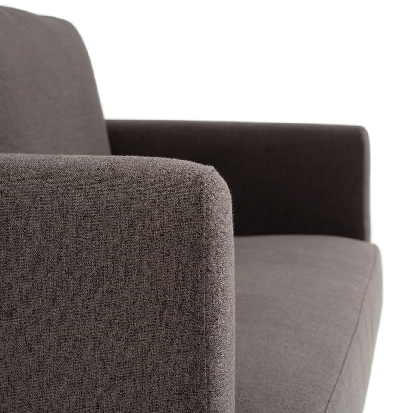 Habitat Remi Fabric 2 Seater Chaise Sofa in a box - Charcoal