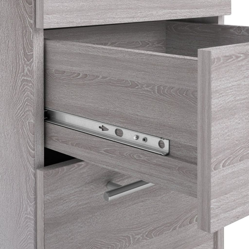 Brisbane 3 Drawer Bedside â€“ Grey Oak