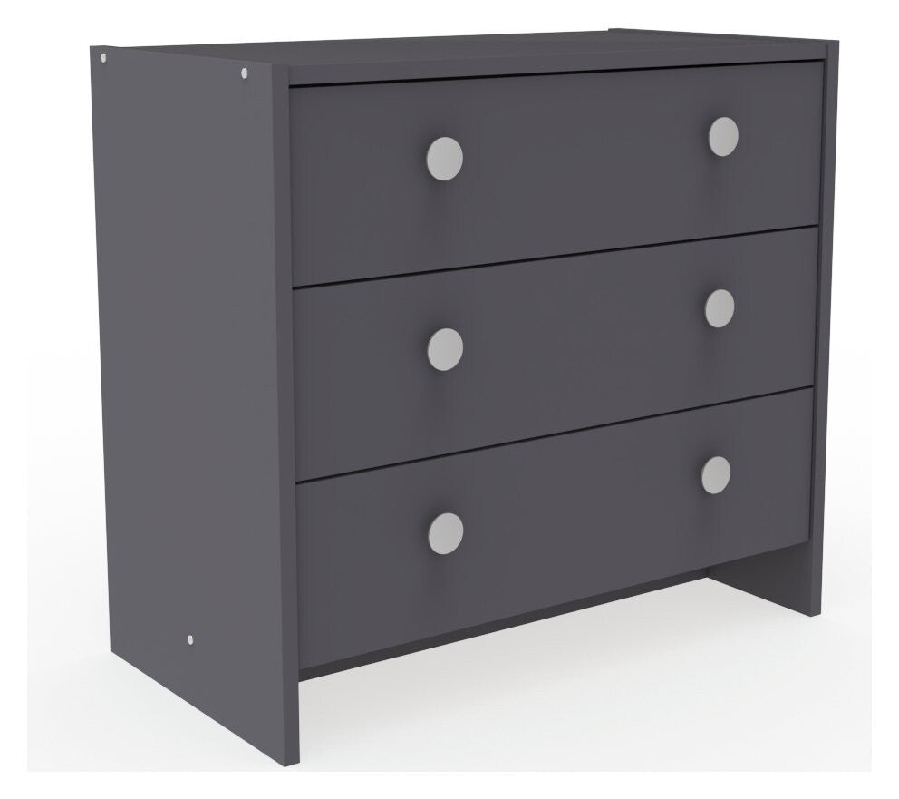 Seville 2 Piece 1 Door Wardrobe Set - Anthracite ( B Grade 40117 - 40120 )