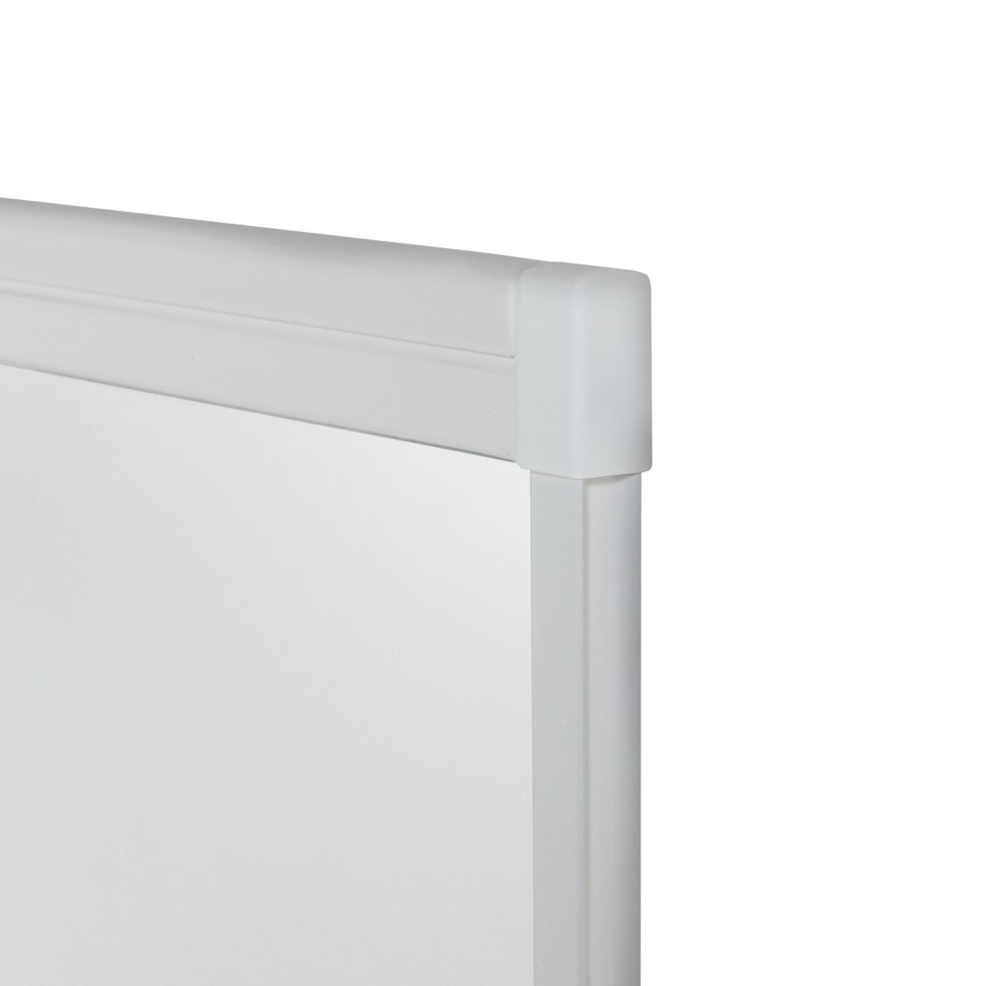 3mm Framed Bath Screen White | Toughened Glass Shower Panel Bath Screen