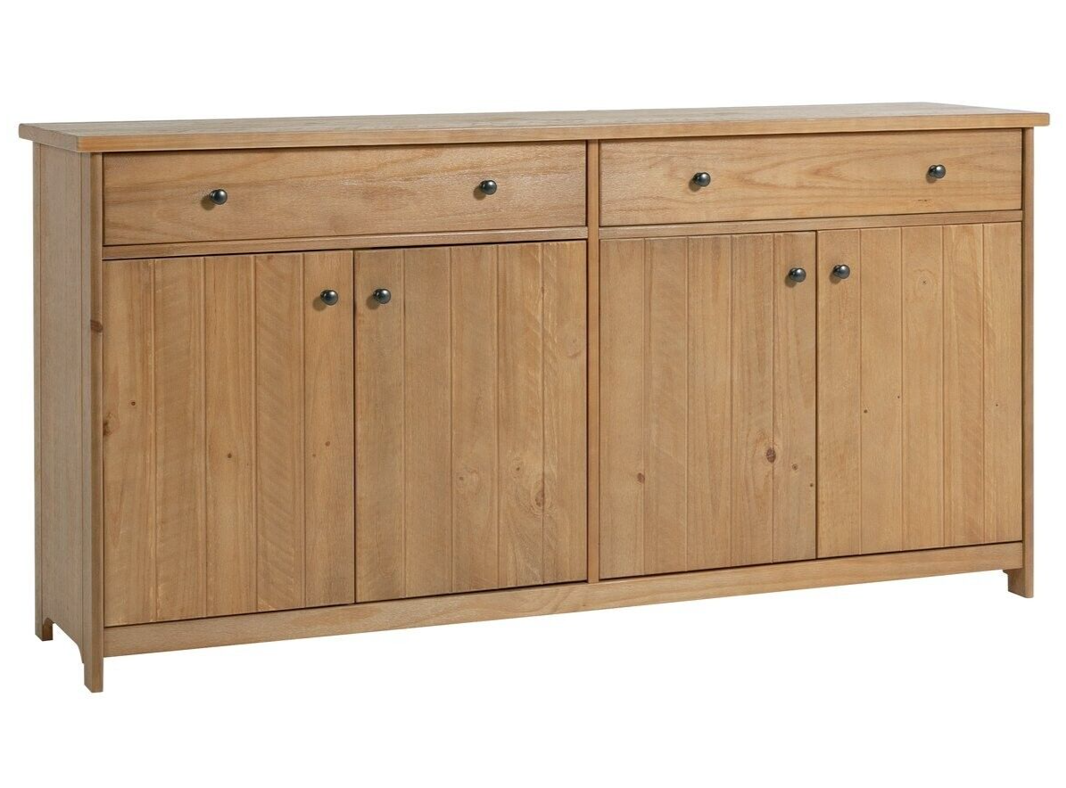 Habitat Denver 4 Door 2 Drawer Sideboard - Pine