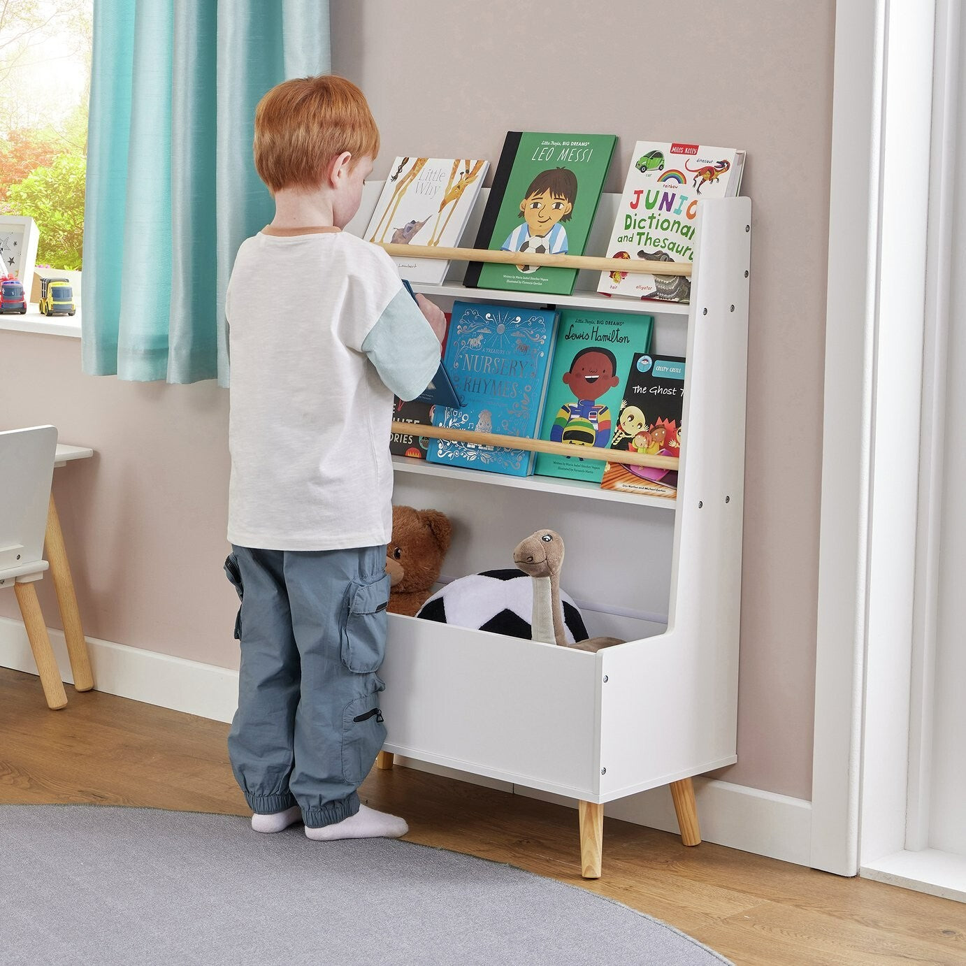 Liberty House Kids Bookcase and Storage Unit - White