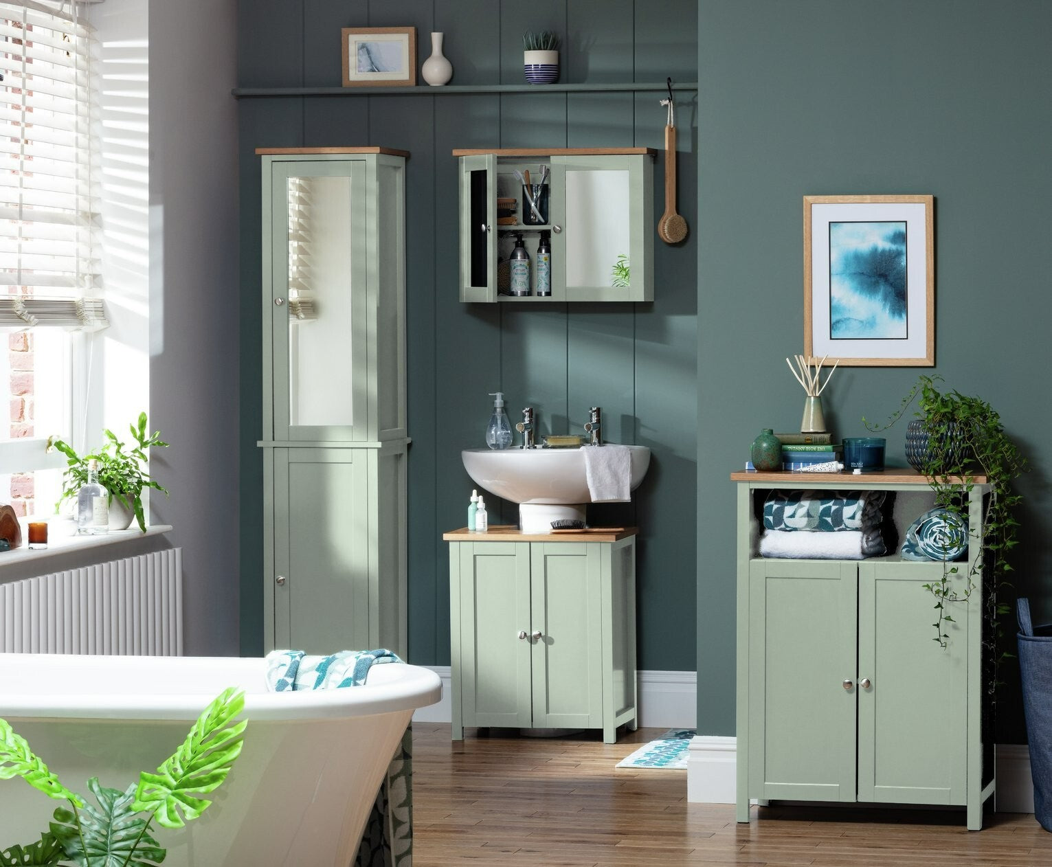 Home Livingston Tallboy - Sage Green