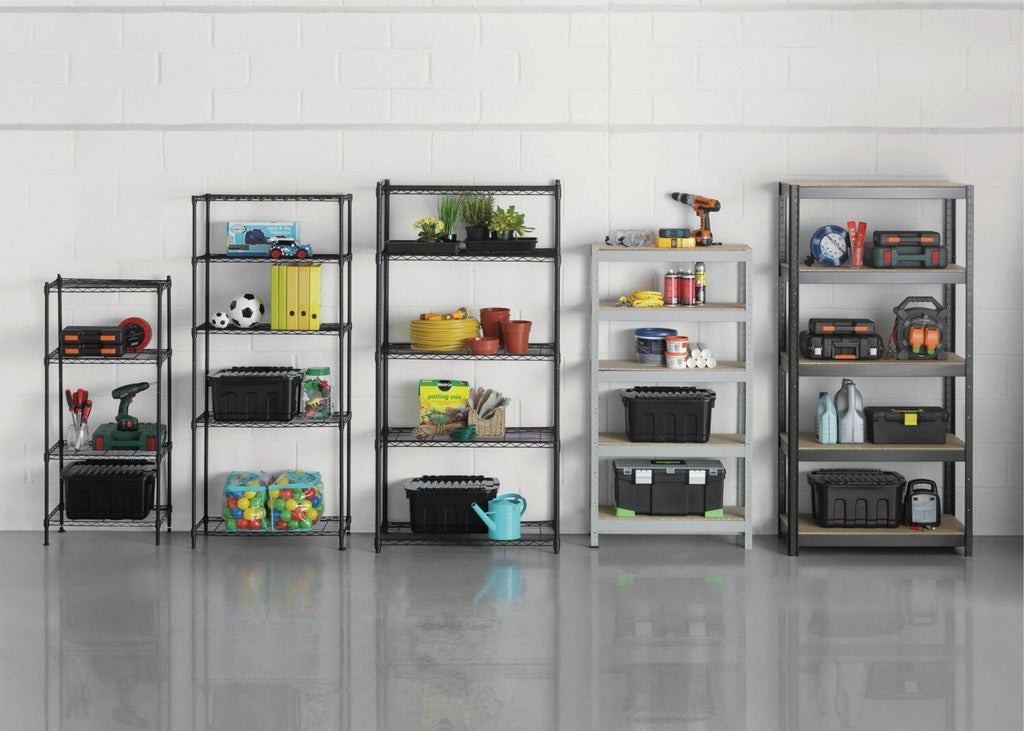 Habitat 5 Tier Heavy Duty Steel Garage Shelving Storage Unit Small