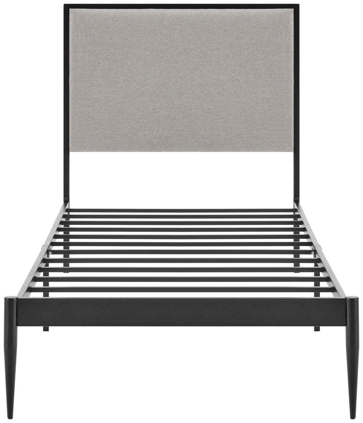 Home Sadie Single Metal Bed Frame - Black | Single black bed frame