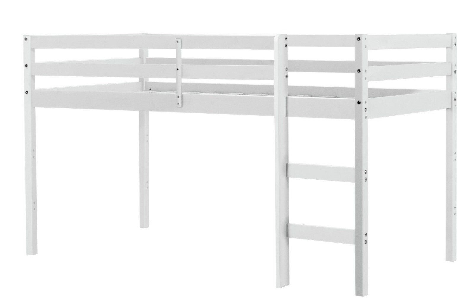 Kaycie Mid Sleeper Single Bed Frame - White