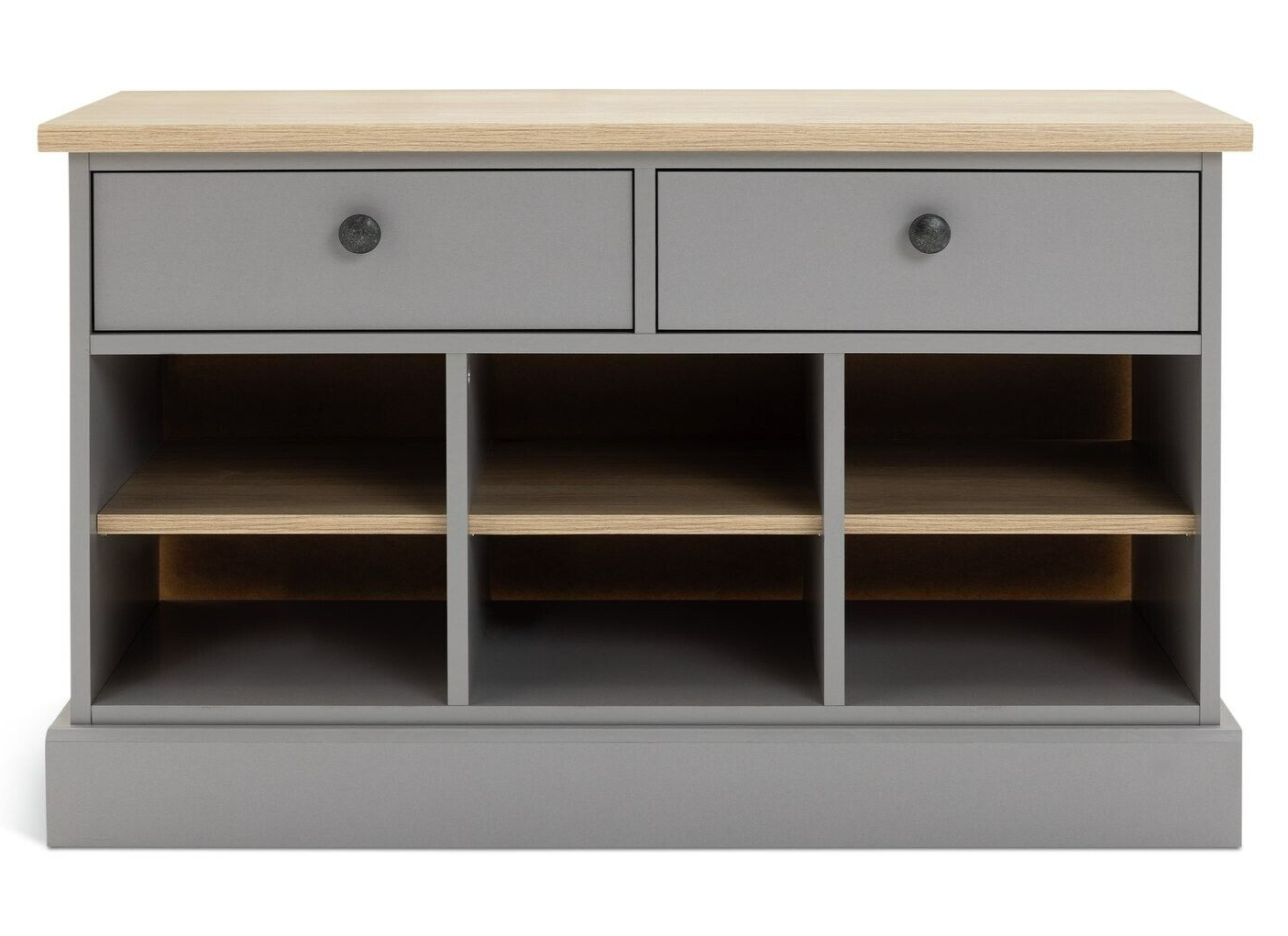 Winchester Shoe Storage Bench - Grey
