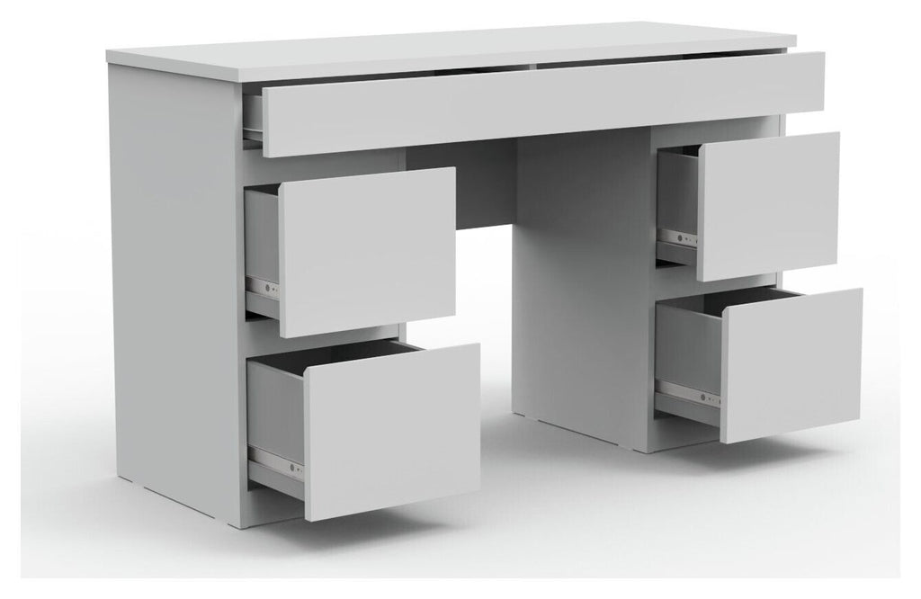 Habitat Jenson 5 Drawer Dressing Table - Matt White ( B Grade 51572 - 51578 )