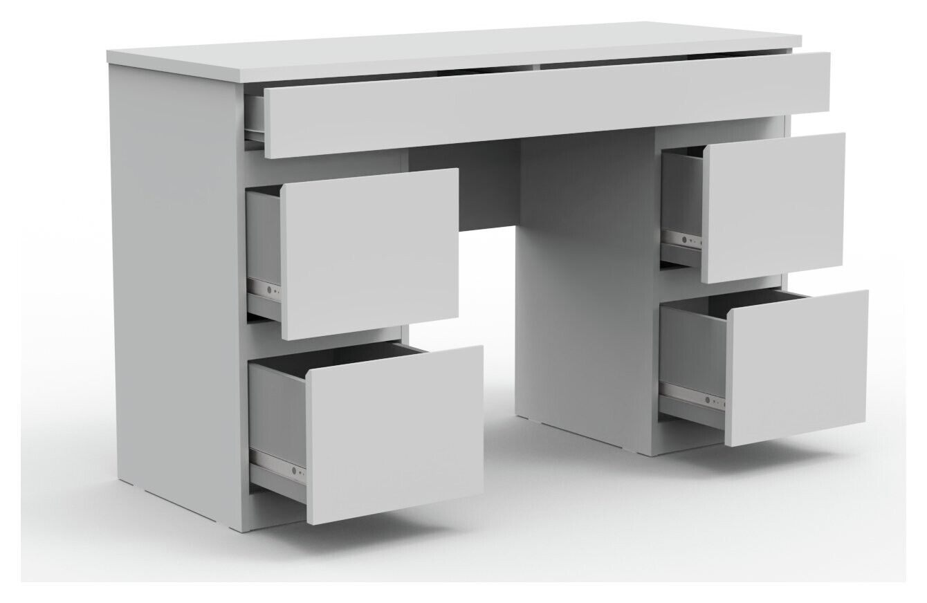 Habitat Jenson 5 Drawer Dressing Table - Matt White ( B Grade 51572 - 51578 )