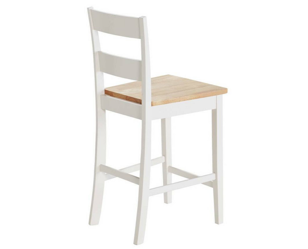 Home Chicago Oak Grey Bar Table & 2 Grey Chairs | Kitchen Breakfast Dining Set