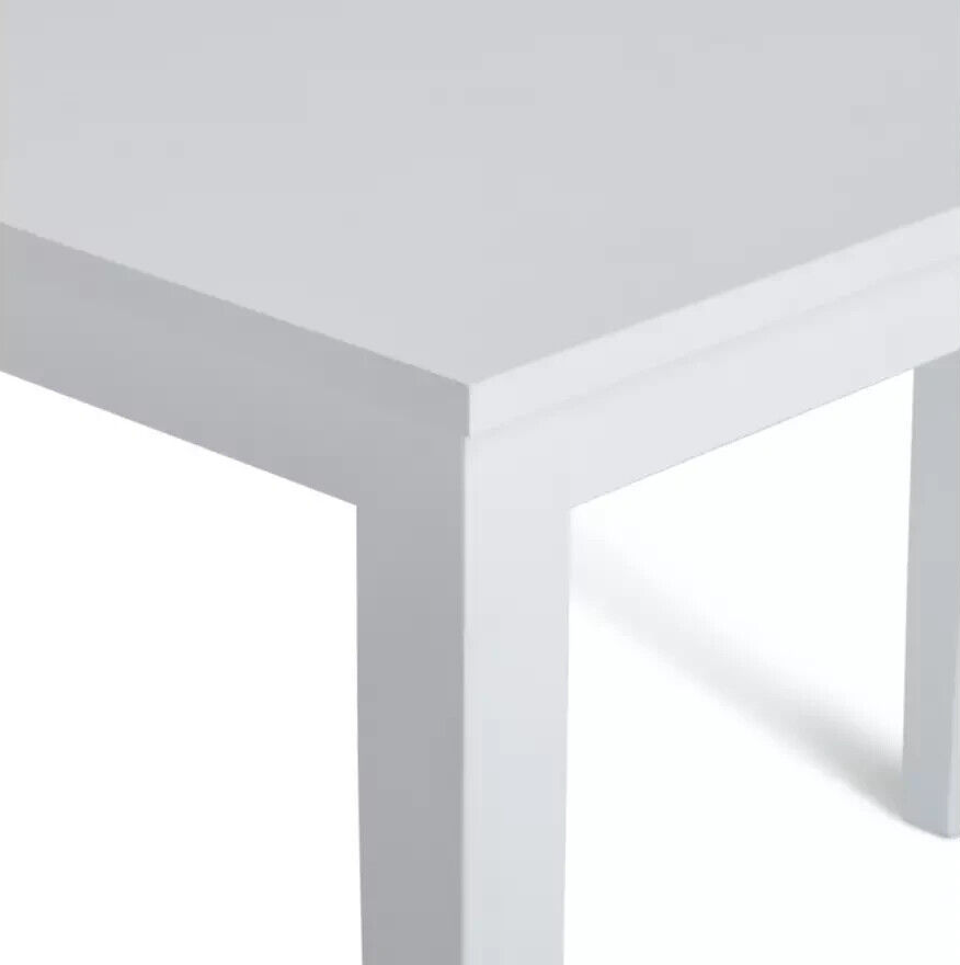 Chicago Table & 4 Chairs - White