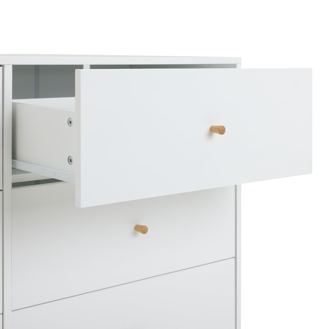 Habitat Otto 6 Drawer Chest - White | Modern Storage Cabinet Dresser Organizer