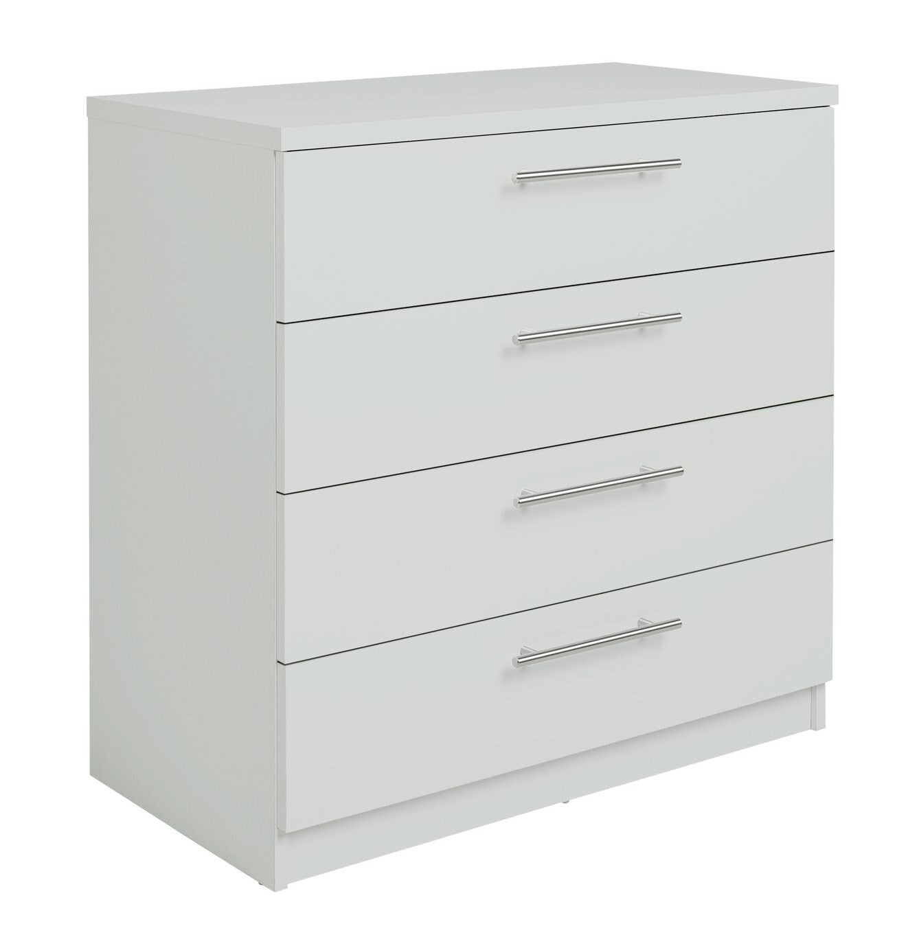 Brisbane 4 Drawer Chest â€“ Grey ( B Grade )