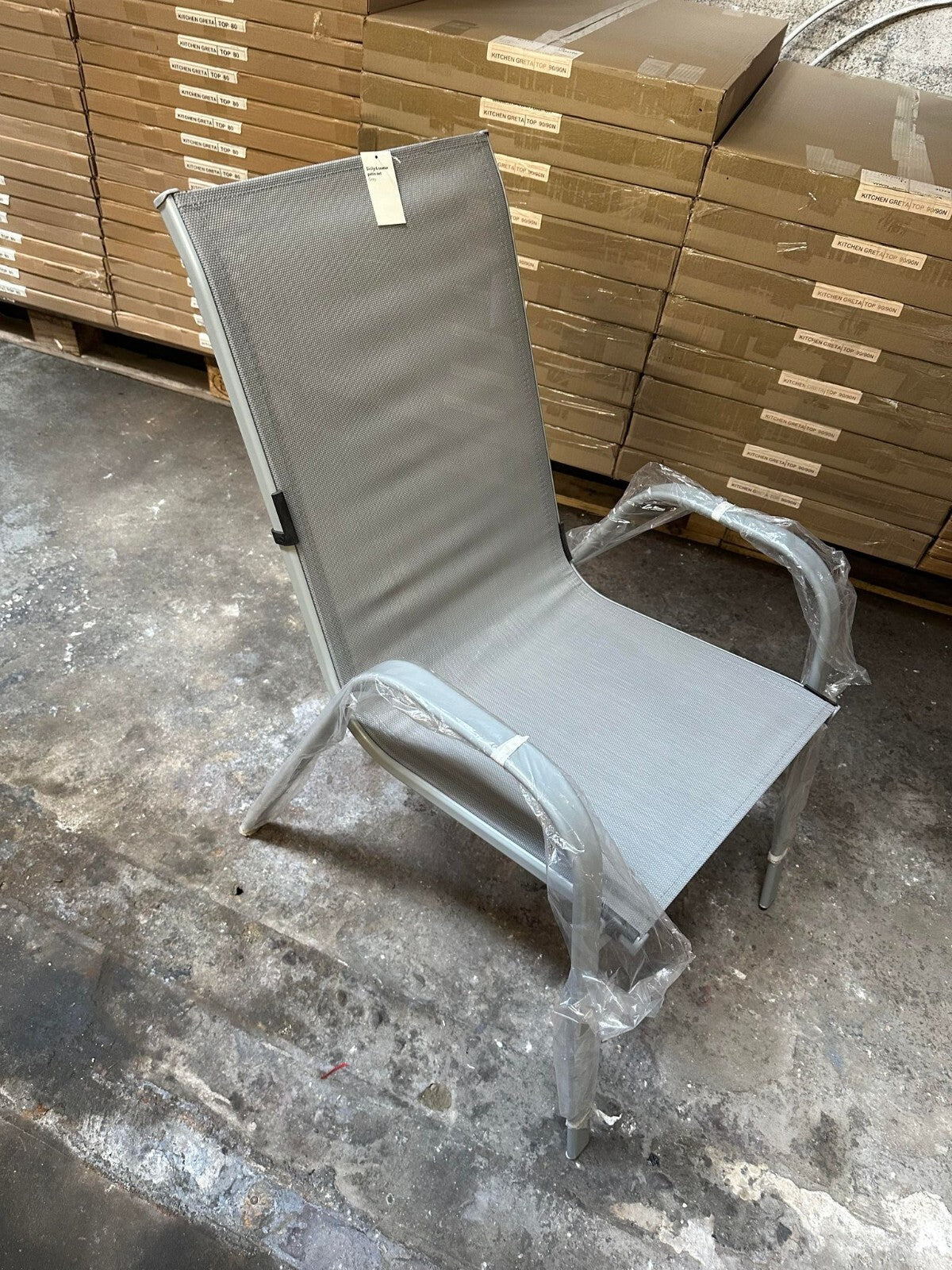 Sicily Garden Chairs Set of 4 - Stackable Garden Furniture Without Cushions