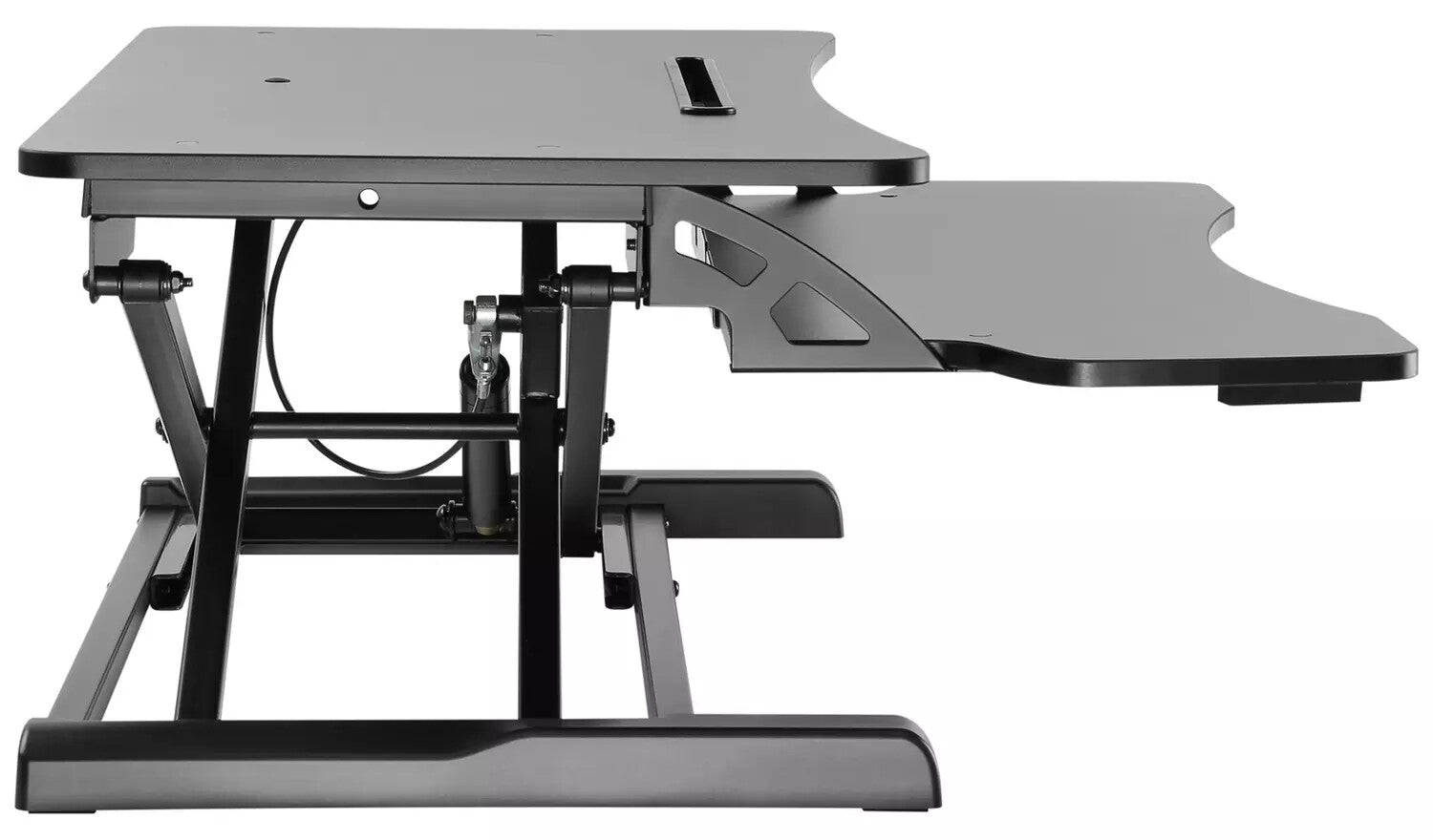 Proper AV Sit Stand Workstation 2 Tier - Black