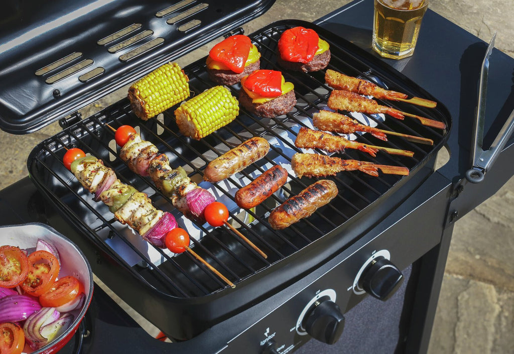2 Burner Gas BBQ with Side Burner