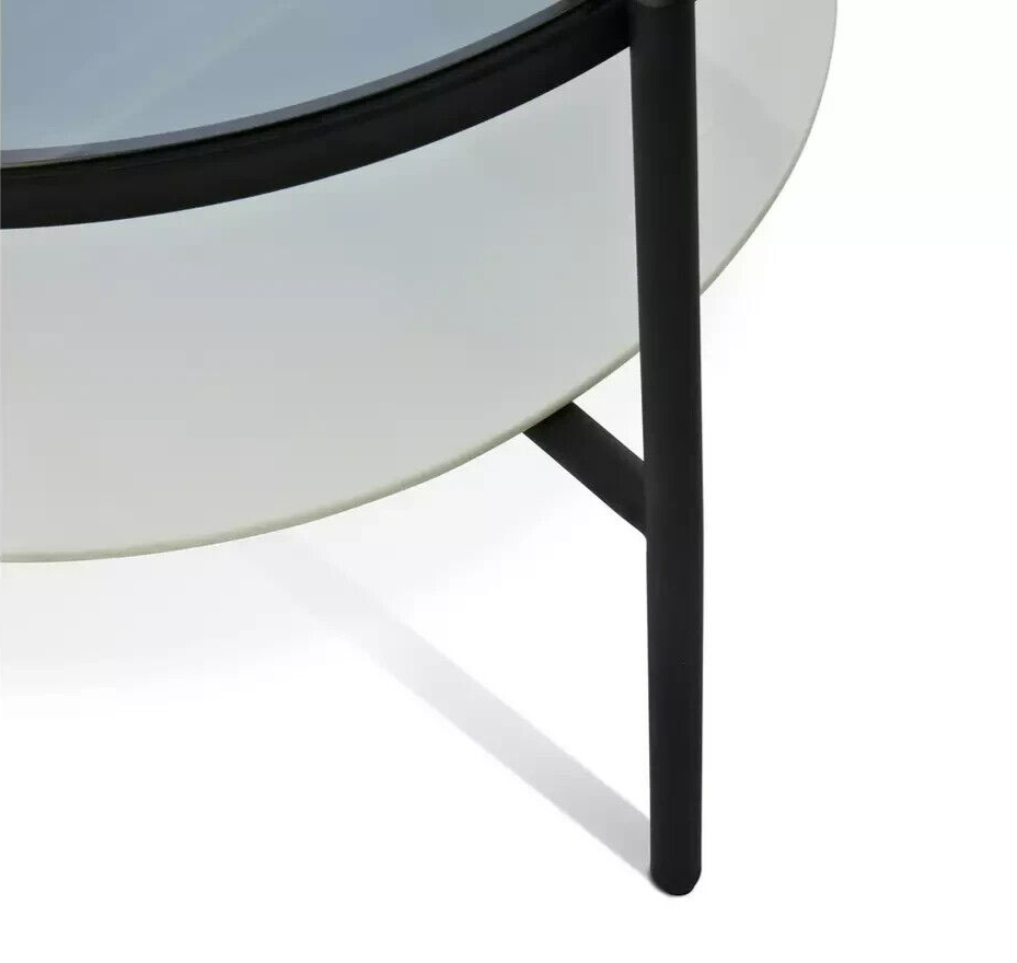 Habitat Mist Coffee Table - Black & White
