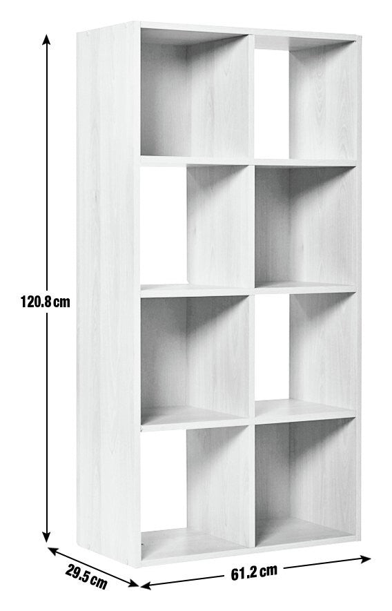 Habitat Home Squares 8 Cube Storage Unit White | Modular Organizer ( B Grade )