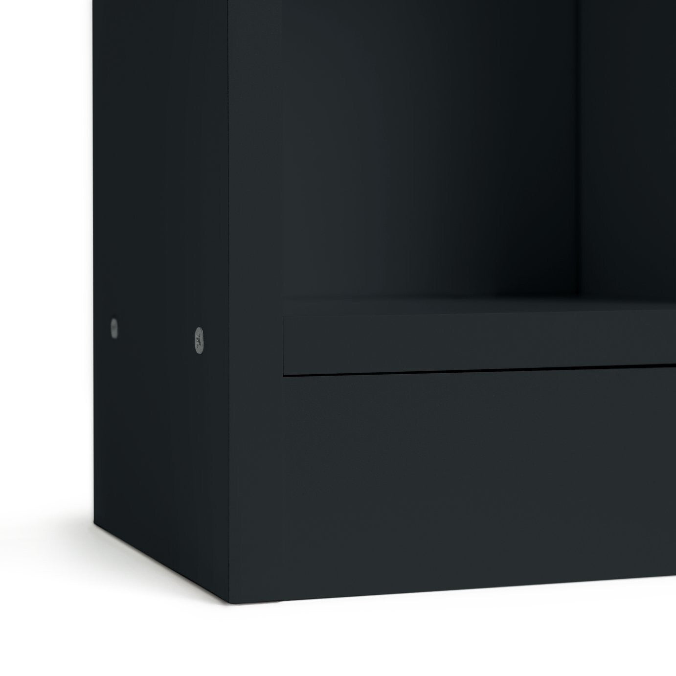 Maine Tall CD and DVD Storage unit - Black