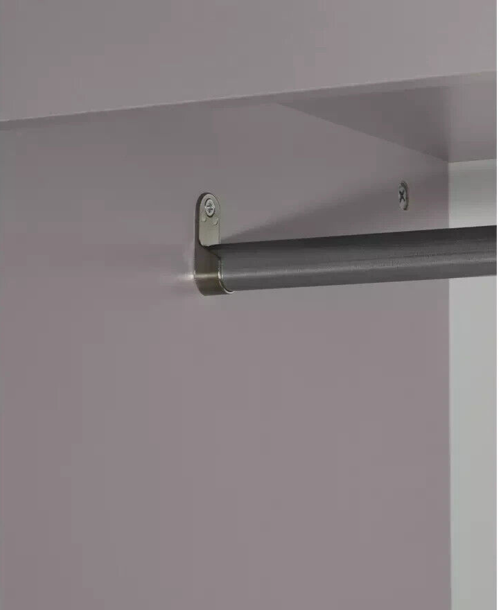 Malibu 2 Door 2 Drawer Wardrobe - Grey ( B Grade )