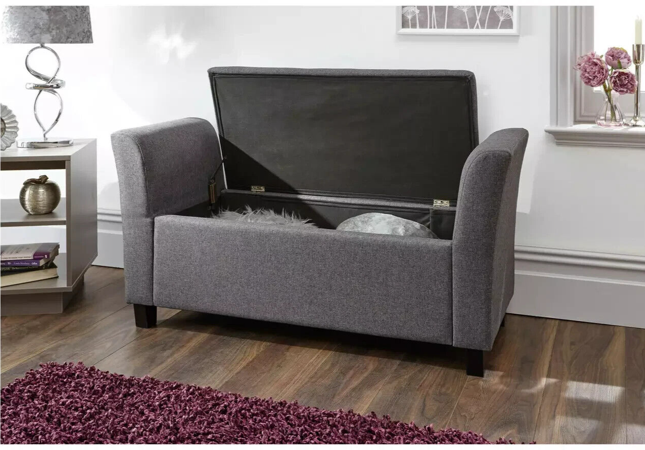 GFW Verona Window Fabric Seat - Charcoal