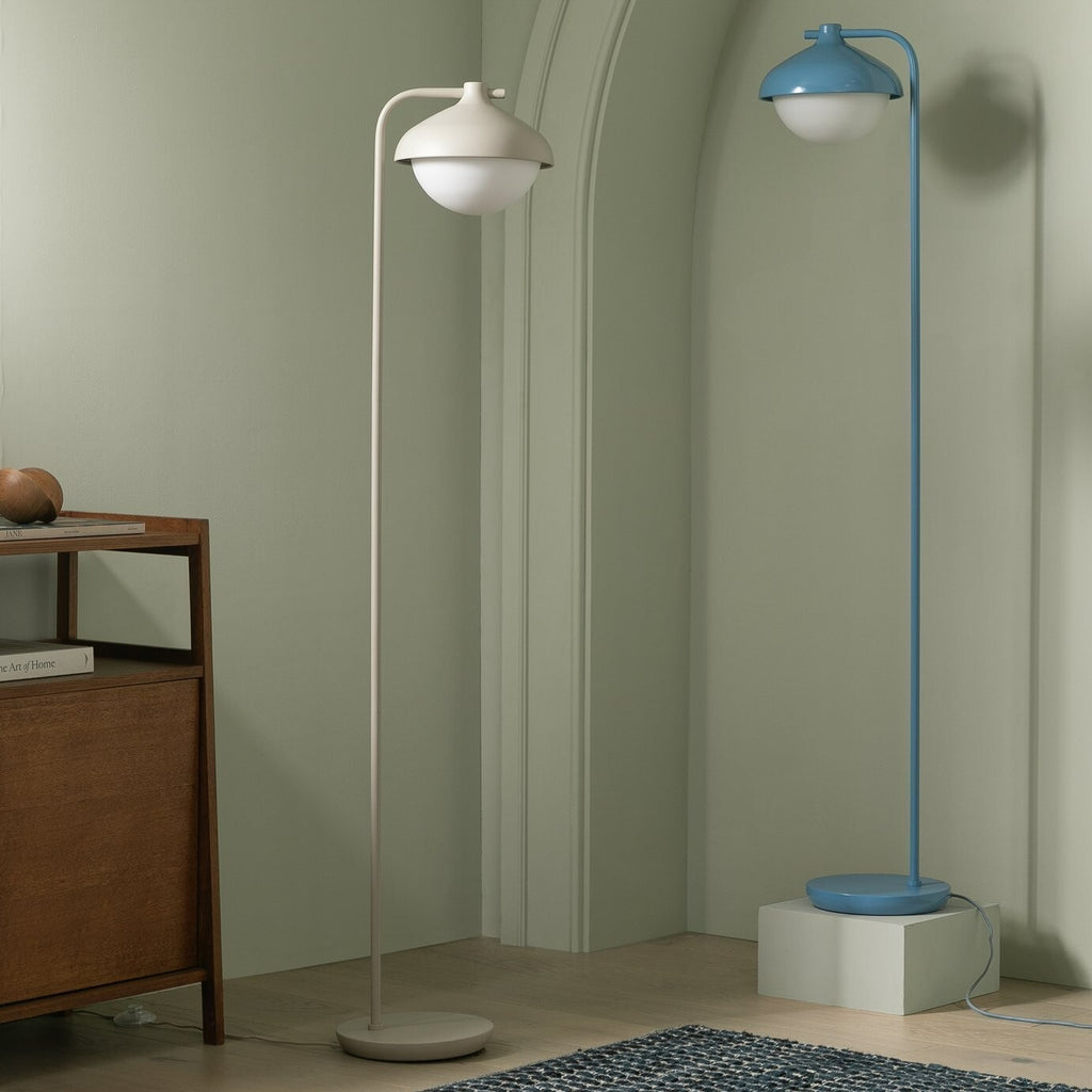 Habitat Acorn Metal Floor Lamp - Cornflower Blue
