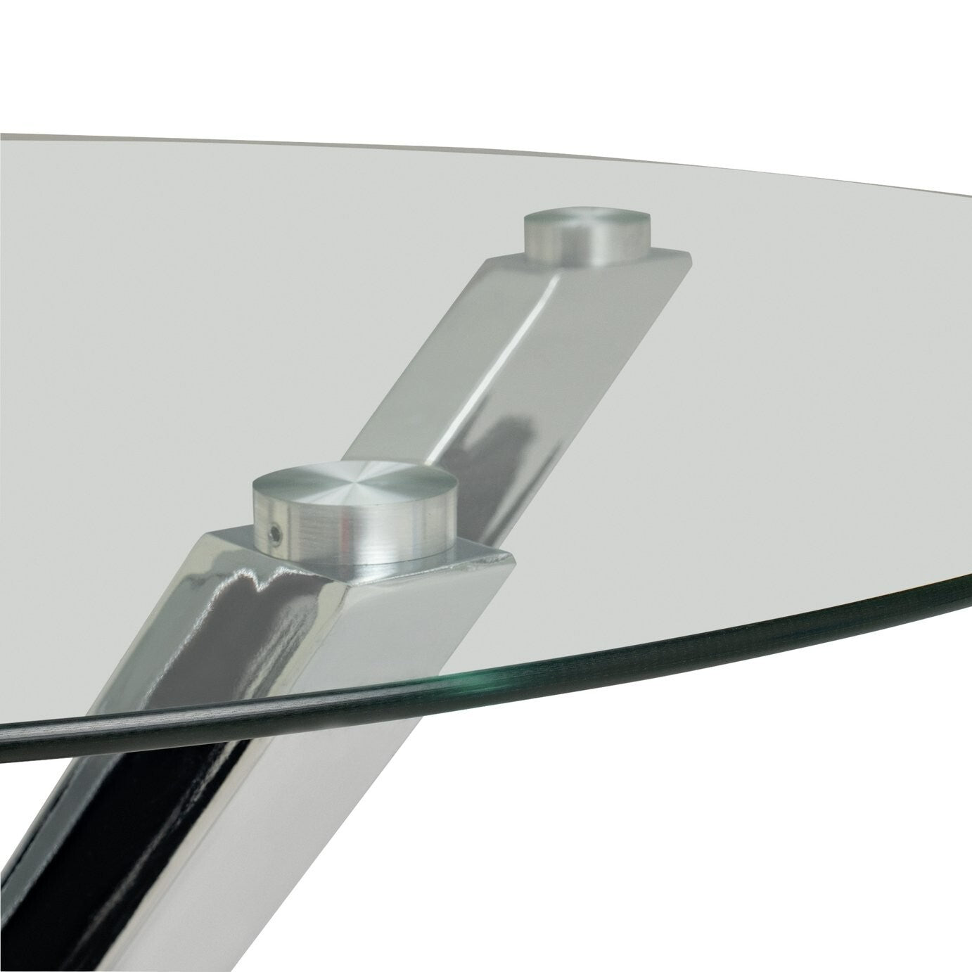 Alice 4 Seater Dining Table - Chrome
