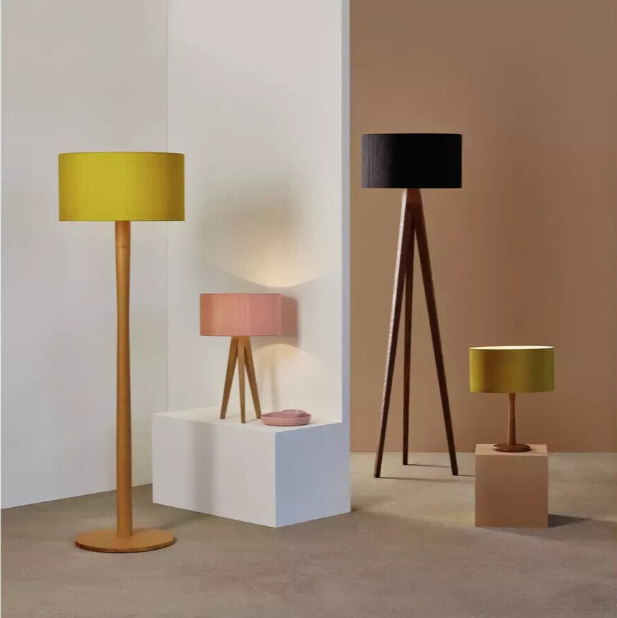 Habitat Pole Floor Lamp Base Only - Oak
