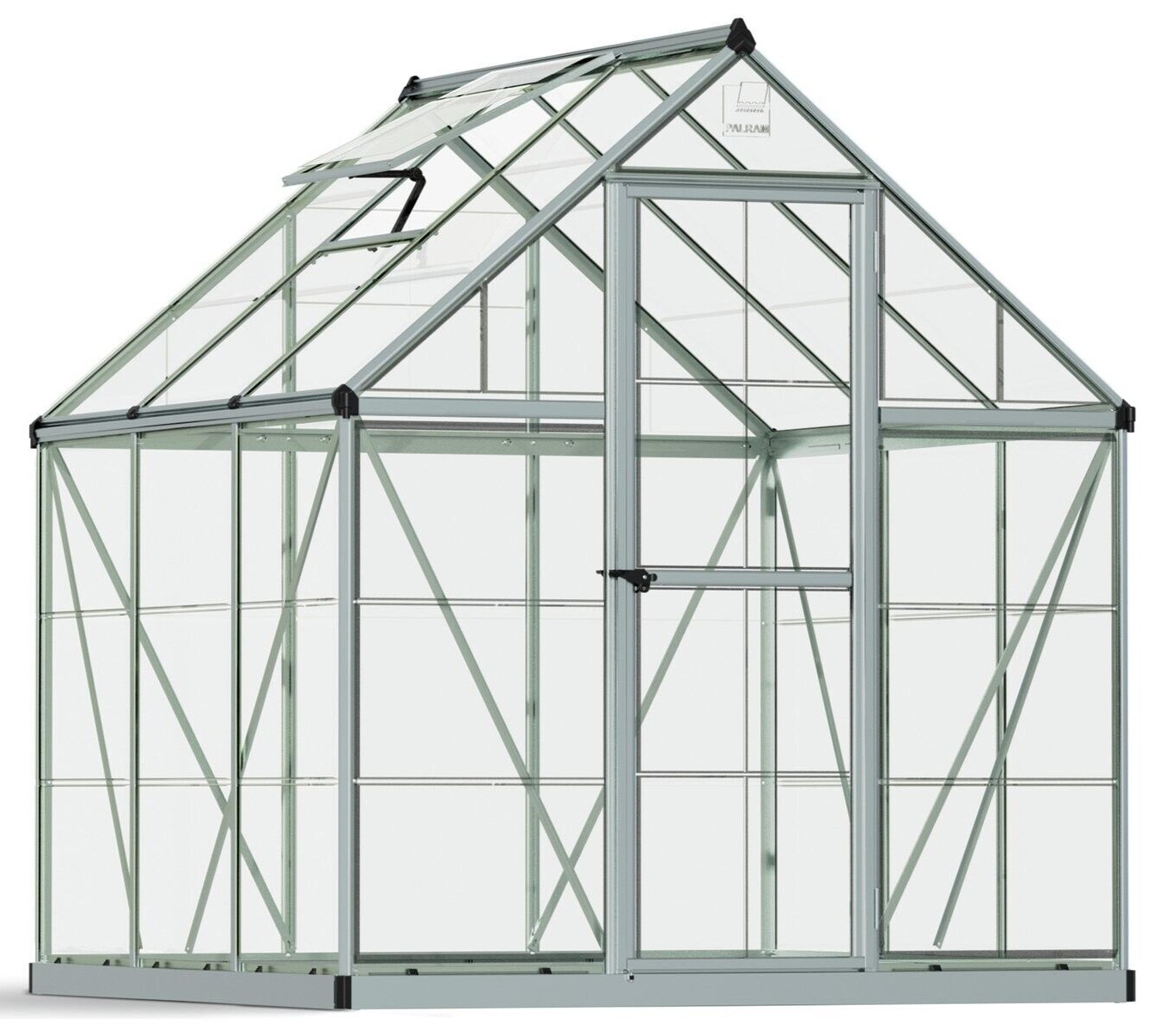 Palram - Canopia Harmony Silver Greenhouse - 6 x 6ft ( B Grade 34367 - 34375 )