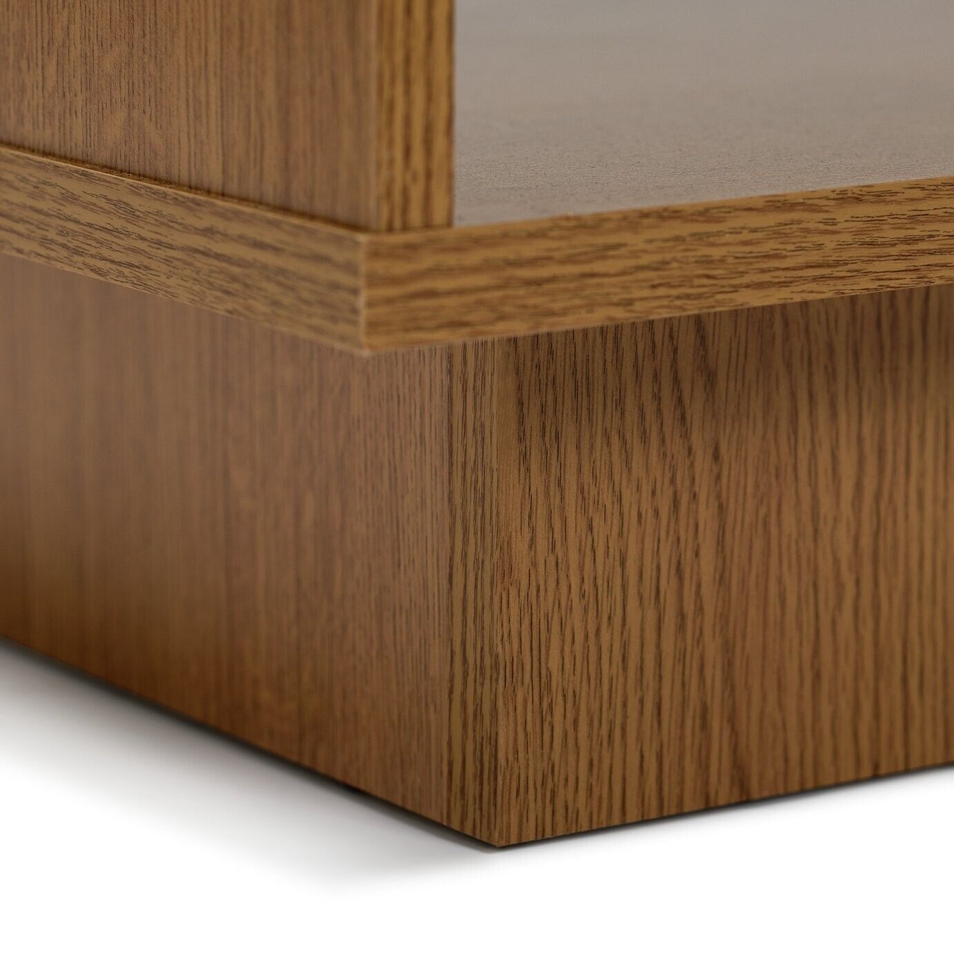 Habitat Cubes TV Unit Oak Effect | Compact TV Stand Open Shelves Media Storage