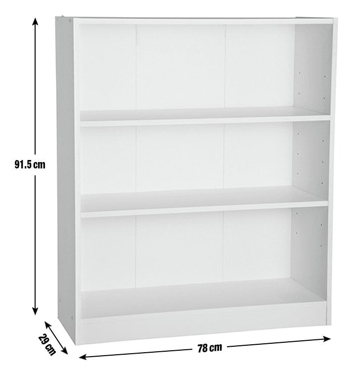 Habitat Maine Short Bookcase - Oak Effect
