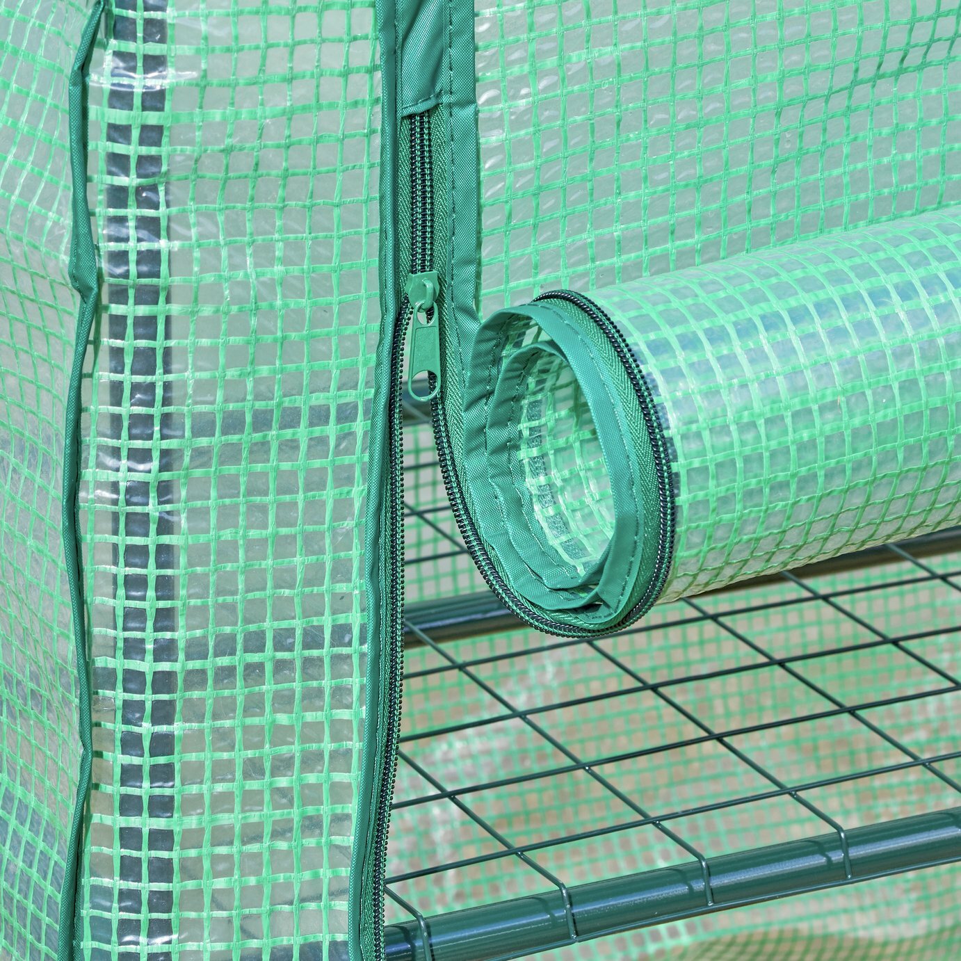 McGregor Large Walk In Greenhouse | Portable Garden Growhouse with Shelves