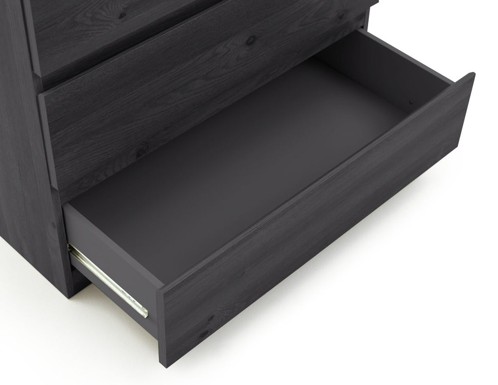 Habitat Jenson 5 Drawer Chest - Black Brown