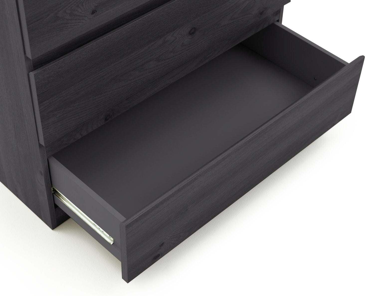 Habitat Jenson 5 Drawer Chest - Black Brown