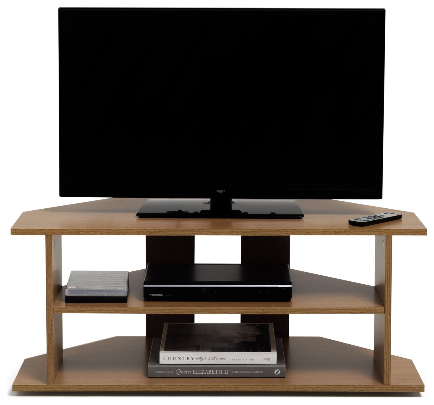 Corner TV Unit - Oak