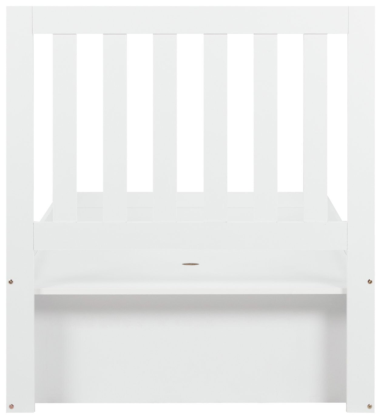Birlea Appleby Single Wood Effect Bed Frame - White