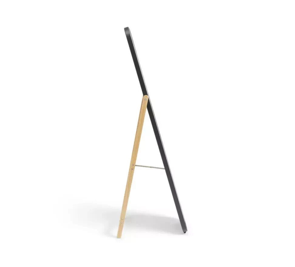Free Standing Mirror - Black - 40x141cm