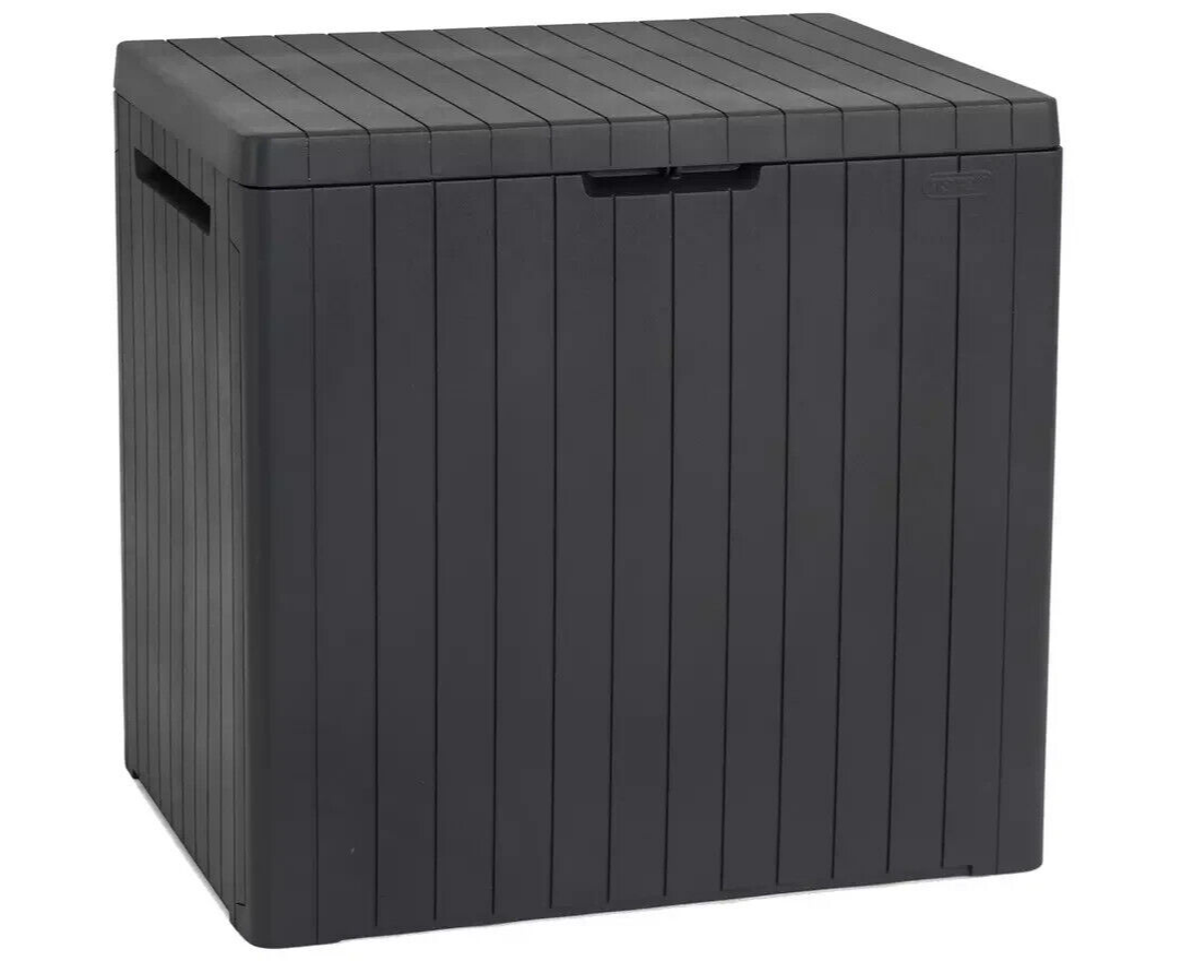 Keter City 113L Outdoor Garden Storage Box - Grey