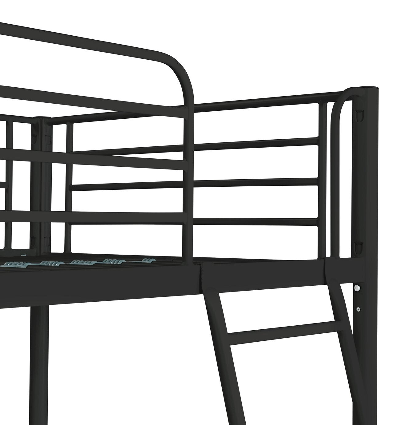 Home Riley High Sleeper Metal Bed Frame - Black