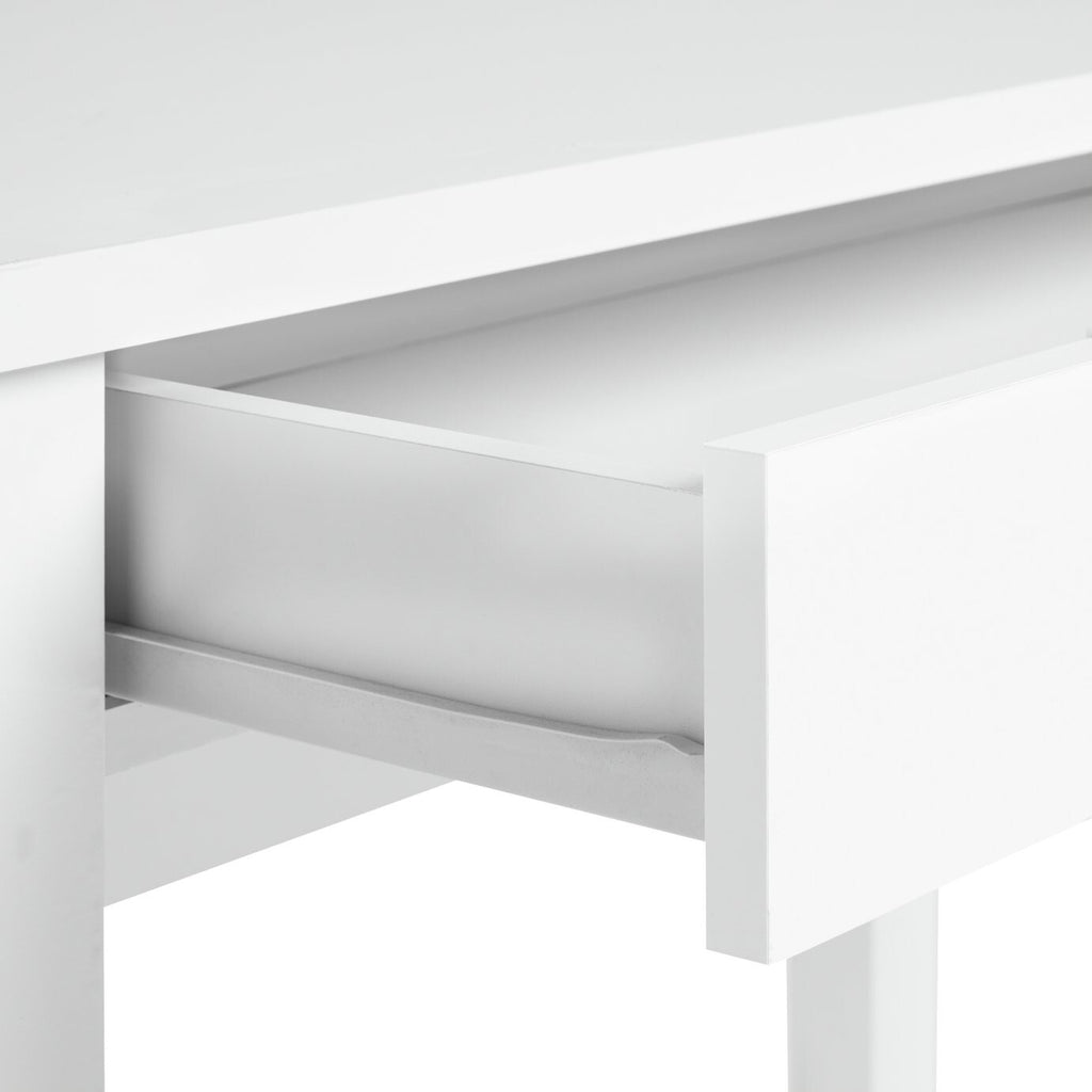 Home Hallingford 1 Drawer Dressing Table - White Gloss