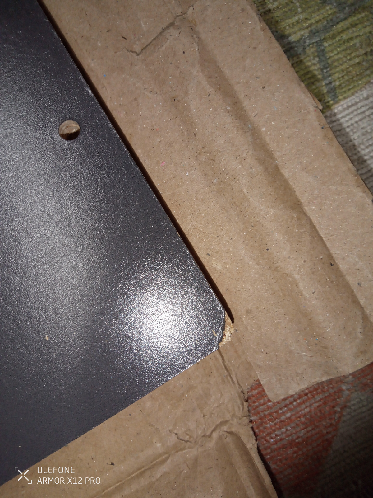 Seville 1 Door Wardrobe - Anthracite ( B Grade )
